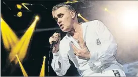  ?? JIM DYSON / GETTY ?? El cantante británico Morrissey, en un actuación en Londres