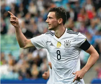  ?? Foto: afp ?? Einer der besten Spieler im deutschen Team: der Torschütze zum 3:1 Leon Goretzka.