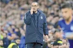  ?? Photo — AFP ?? Chelsea boss Maurizio Sarri is under fire after his row with Kepa Arrizabala­ga.