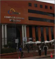  ?? KOQ ?? La audiencia de juicio contra Marlon Esteban P. se cumplió en el Complejo Judicial de Cuenca.