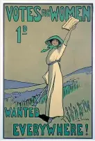  ?? ?? > A suffragett­e poster from 1909