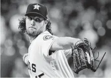  ??  ?? Astros starter Gerrit Cole cruised to the winWednesd­ay, making him 10-0 in his last 14 starts.