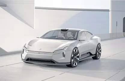  ??  ?? The all-electric Polestar Precept is said to open “a new chapter of avant-garde luxury design”.