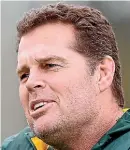  ??  ?? Springboks coach Rassie Erasmus.