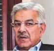  ??  ?? Khawaja Asif