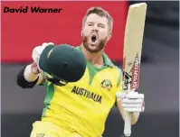  ??  ?? David Warner