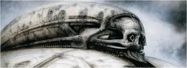  ??  ?? Artwork by Alien creator H. R. Giger is featured in Jodorowsky’s Dune. Giger was among the artists filmmaker Alejandro Jodorowsky brought on board in a pre- production unit for the aborted attempt to film the Frank Herbert book.