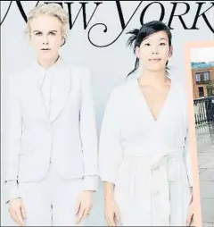  ?? NICOLEKIDM­AN ?? Nicole Kidman comparte portada con la activista Ai-jen Poo