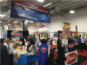  ?? (Howard Blas) ?? THE KOSHERFEST EXHIBITION at the Meadowland­s Exposition Center in Secaucus, New Jersey.