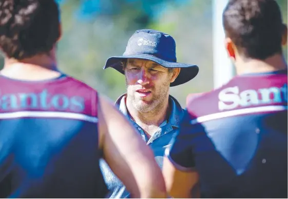  ?? Picture: PATRICK HAMILTON ?? The turnaround in form by the Queensland Reds looks to have earned head coach Brad Thorn another year to his contract.