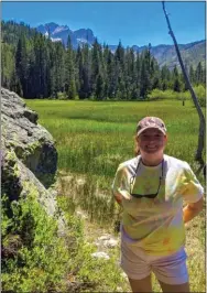  ?? ?? Cheryl Kolb at Salt Pond in eastern Plumas County.