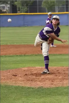  ?? File photo ?? Valencia’s Lukas White was named the All-Foothill League baseball player of the year. White excelled on the mound and at the plate.