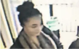  ??  ?? CCTV shows Naomi getting on a bus in Rhydyfelin and travelling to Pontypridd