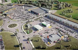  ??  ?? An artist’s impression of what the Ravenswood commercial centre will look like.