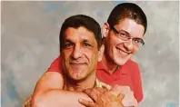  ?? All photos courtesy of Harris Health System ?? Nicholas Azarm shares a happy moment with his dad, Fred Azarm.