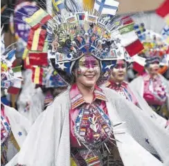  ?? ?? Los Tukanes, que trajeron Eurovisión a los carnavales pacenses.