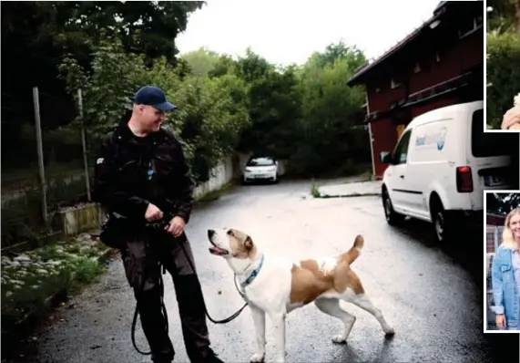  ?? FOTO: JANNIE FLODMAN ?? LETAR NY KOJA. Hundskötar­en Örjan Viklund med den bestämda men vänliga tiken Gloria, 3, som gärna bor på landet. ”Hon är en extremt gullig hund och särskilt för sin ras”, säger Örjan.