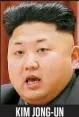  ??  ?? Kim Jong-un Leader nord-coréen