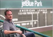  ?? Boston Globe / Boston Globe via Getty Images ?? Zack Scott, Vice President/Baseball Research & Developmen­t, during spring training at Jet Blue Park in Fort Myers, Fla., on Feb. 21, 2017. Scott has been promoted to acting general manager of the New York Mets.