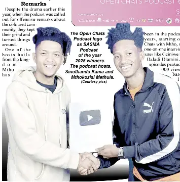 Open Chats bags Podcast of the Year award - PressReader