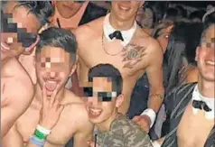  ?? FOTOS: CEDOC PERFIL ?? AGRESORES. Los jóvenes del colegio Sedalo, en el boliche.