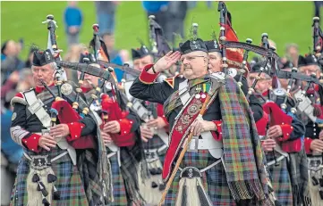  ?? ?? More than 4,000 people are expected to gather for the celebratio­n of Scottish culture.