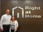  ?? SUBMITTED PHOTO ?? Steve and Christina Gettins are owners of Right at Home in Lower Pottsgrove, and in-home care agency that serves parts of Berks, Chester and Montgomery counties.