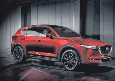  ?? FOTO: MAZDA ?? Sportlich und dynamisch: den Mazda CX-5 kann man jetzt im Autohaus Sing entdecken. .