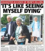  ??  ?? Above: Barbara and Richard arrive at Goulburn court, where she was found guilty of manslaught­er. Right: The Warrigal nursing home. Opposite: Barbara (far right) was a devoted mum to her family.