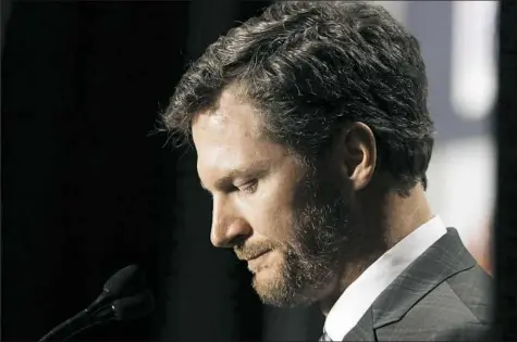  ?? Chuck Burton/Associated Press ?? Are early retirement­s robbing NASCAR of its personalit­y? Dale Earnhardt Jr. will join recent retirees — and fan favorites — Jeff Gordon and Tony Stewart in retirement at the end of the year.