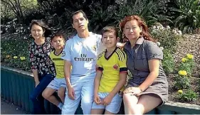  ??  ?? Sandra and Rodrigo fled Colombia with their three children due to the political violence and drug war.