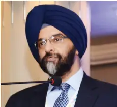  ??  ?? Bhupinder Singh Bhalla, Jt. Secretary, Ministry of Commerce & Industry,GOI