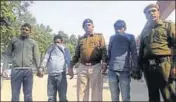  ?? HT ?? Police have arrested three men in connection with the assault on two Kashmiri students in Haryana.
