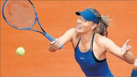  ?? REUTERS ?? Russia's Maria Sharapova is one of the many comeback stories of this French Open alongwith Novak Djokovic and Serena Williams.