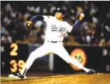  ?? Los Angeles Dodgers ?? The Dodgers’ Fernando Valenzuela became the first Mexican to win 20 games, in 1986.