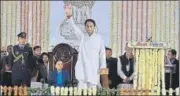  ?? HT FILE ?? ■
Madhya Pradesh chief minister Kamal Nath after taking oath of office in Bhopal last year.