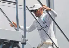  ?? FOTO: DPA ?? Nach holprigem Saisonstar­t geht es für Lewis Hamilton in der Formel 1 wieder richtig aufwärts.