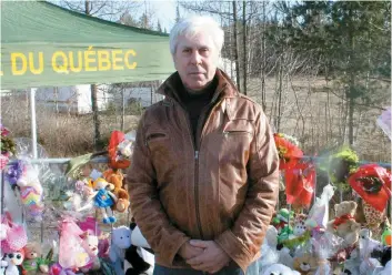  ??  ?? Claude Richard, un proche de la Fondation Cédrika-provencher, n’avait pas le droit de se tenir dans un parc, où il a été intercepté.