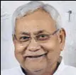  ??  ?? Nitish Kumar