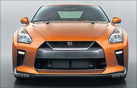  ??  ?? MORE POWER: The 2017 Nissan GT-R features the most comprehens­ive styling upgrades to date, with all features offering a performanc­e benefit as well as a top speed of 315km/h