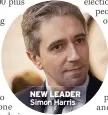  ?? ?? NEW LEADER Simon Harris