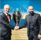  ?? FOTO: EFE ?? Ian Rush y Monchi, ayer en Nyon