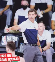  ?? AP ?? HIZO UN
GRAN TRABAJO
Brad Stevens dejará el puesto de dirigente de los Celtics siendo el cuarto entrenador con más triunfos en la historia de la franquicia. Los dirigía desde el 2013.