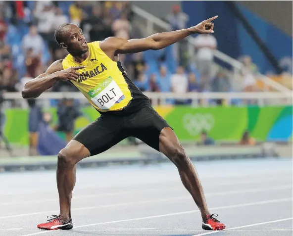  ?? — AP FILES ?? Since his era of dominance began in 2008, Jamaica’s Usain Bolt has set, and re-set, world records in the 100m and 200m.