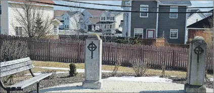  ?? JOE GIBBONS/THE TELEGRAM ?? The Mount Cashel Orphanage memorial site on the corner of Torbay Road and Howley Estates in the east end of St. John's Monday afternoon.