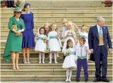  ??  ?? The Yorks at Princess Eugenie’s wedding in 2018