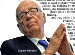  ??  ?? Rupert Murdoch