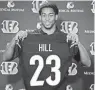  ?? KAREEM ELGAZZAR/ THE CINCINNATI ENQUIRER ?? Daxton Hill, a safety, was the 31st pick of the first round.