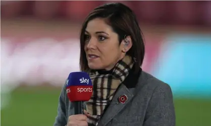  ?? Photograph: Chris McCluskie/ProSports/Shuttersto­ck ?? Eilidh Barbour said she has ‘never felt so unwelcome in the industry I work in’ after the Scottish Football Writers’ Associatio­n awards.