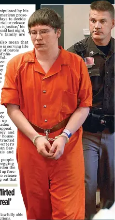  ??  ?? IMPRESSION­ABLE: Avery’s nephew Brendan Dassey at his trial in 2007